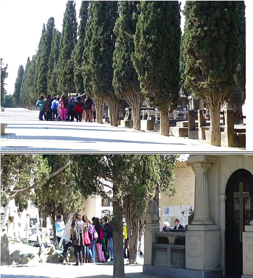 Las Rutas Escolares convierten el cementerio antiguo de Zaragoza en un recurso educativo
